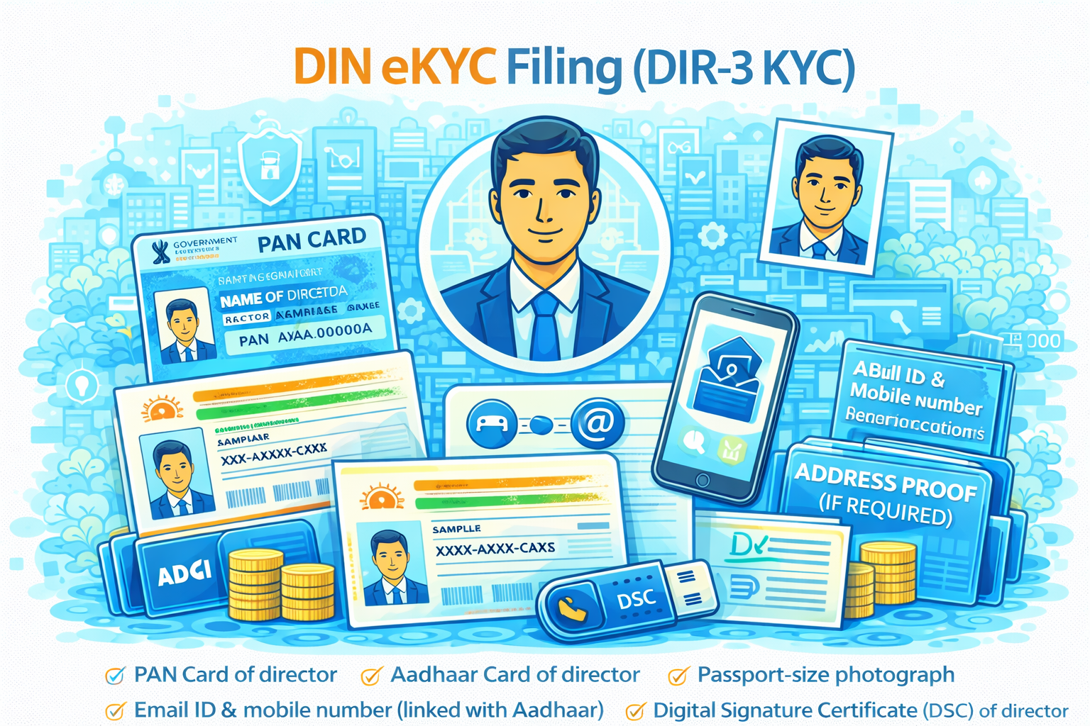 DIN eKYC Filing